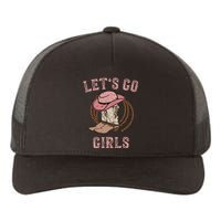 Cowboy Hat Boots Lets Go Girls Western Cowgirls Yupoong Adult 5-Panel Trucker Hat