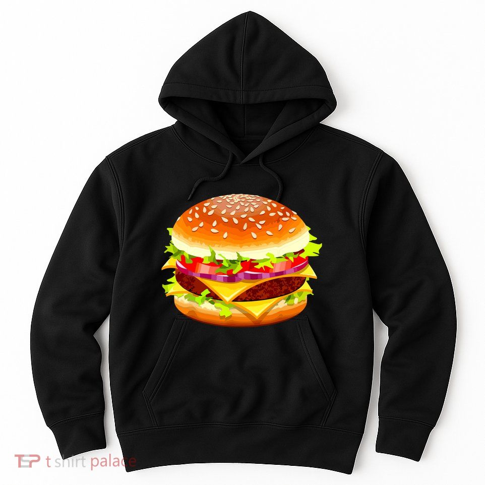 Cheeseburger Hamburger Burger Funny Food Halloween Costume Hoodie