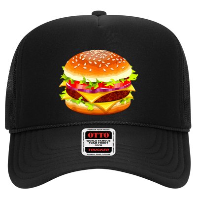 Cheeseburger Hamburger Burger Funny Food Halloween Costume Trucker Hat