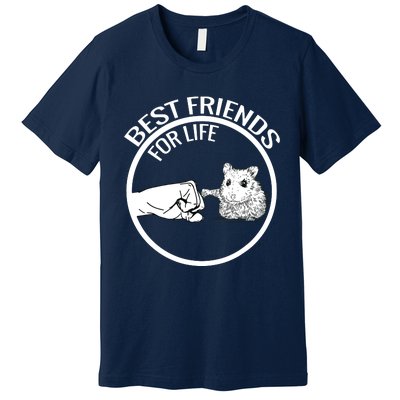 Cute Hamster Best Friends For Life Gift Premium T-Shirt