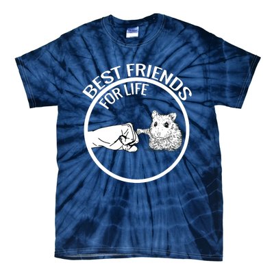 Cute Hamster Best Friends For Life Gift Tie-Dye T-Shirt