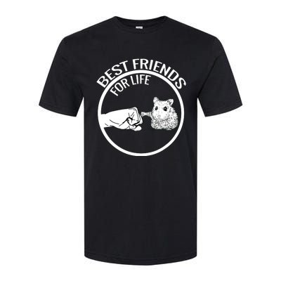 Cute Hamster Best Friends For Life Gift Softstyle CVC T-Shirt