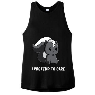 Cute Honey Badger Sarcasm Funny Badgers Ladies PosiCharge Tri-Blend Wicking Tank