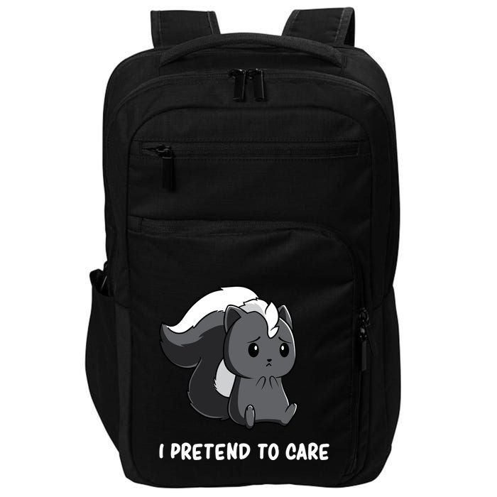 Cute Honey Badger Sarcasm Funny Badgers Impact Tech Backpack