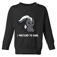 Cute Honey Badger Sarcasm Funny Badgers Toddler Sweatshirt