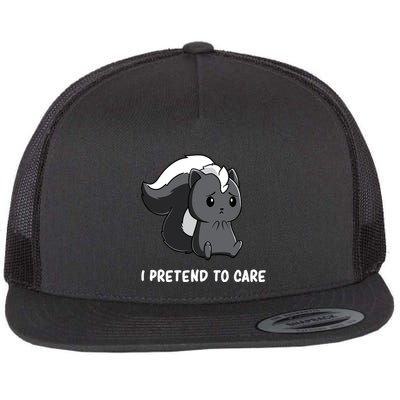 Cute Honey Badger Sarcasm Funny Badgers Flatbill Hat