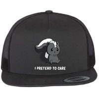 Cute Honey Badger Sarcasm Funny Badgers Flatbill Hat