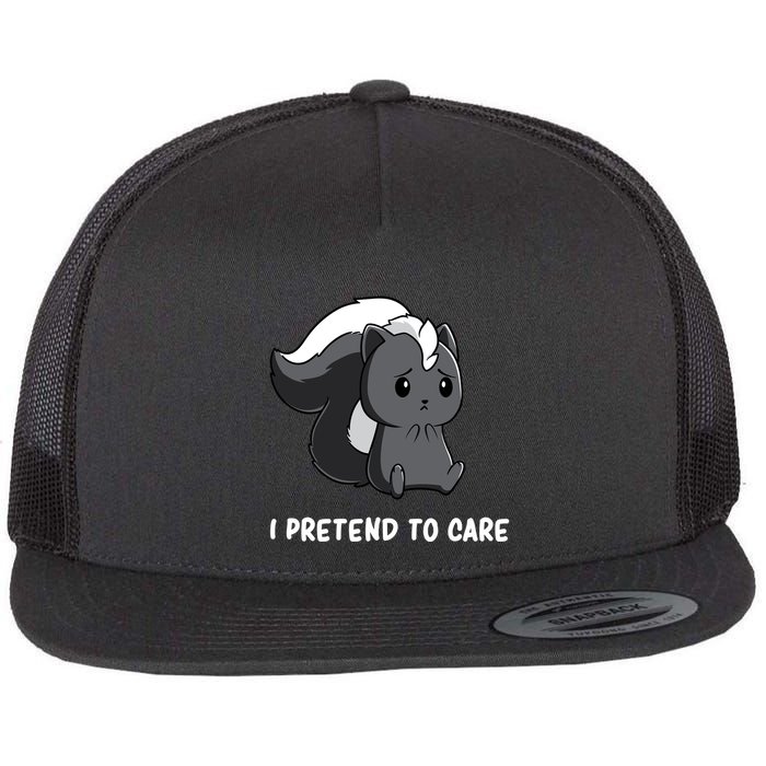 Cute Honey Badger Sarcasm Funny Badgers Flatbill Hat