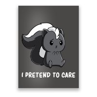 Cute Honey Badger Sarcasm Funny Badgers Poster