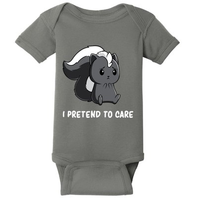 Cute Honey Badger Sarcasm Funny Badgers Baby Bodysuit