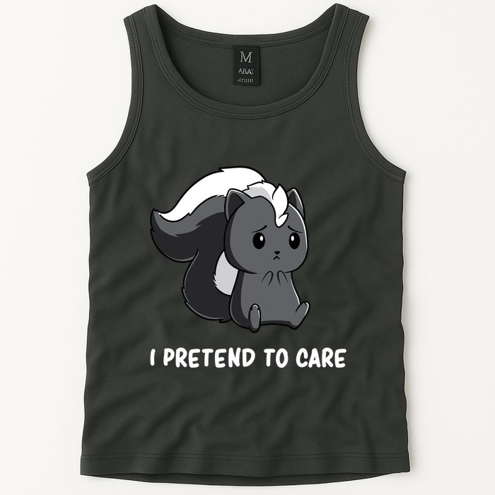 Cute Honey Badger Sarcasm Funny Badgers Tank Top