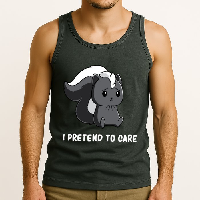 Cute Honey Badger Sarcasm Funny Badgers Tank Top
