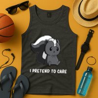 Cute Honey Badger Sarcasm Funny Badgers Tank Top