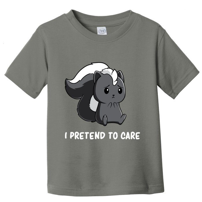 Cute Honey Badger Sarcasm Funny Badgers Toddler T-Shirt