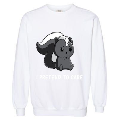 Cute Honey Badger Sarcasm Funny Badgers Garment-Dyed Sweatshirt