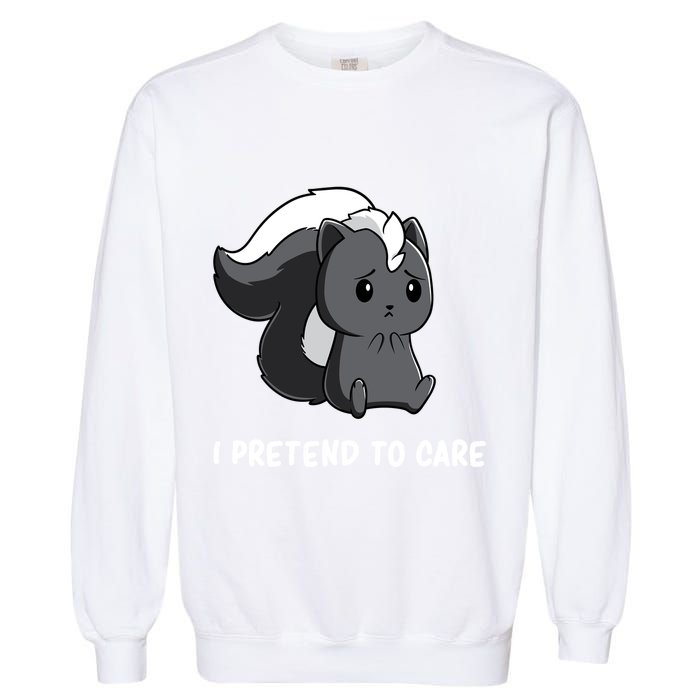 Cute Honey Badger Sarcasm Funny Badgers Garment-Dyed Sweatshirt