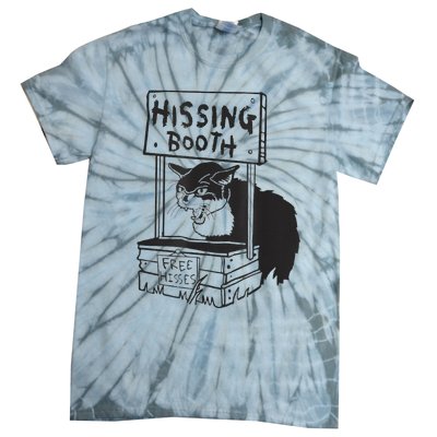 Cat Hissing Booth Free Hisses Tie-Dye T-Shirt