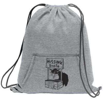 Cat Hissing Booth Free Hisses Sweatshirt Cinch Pack Bag