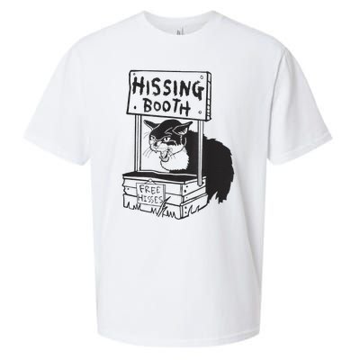 Cat Hissing Booth Free Hisses Sueded Cloud Jersey T-Shirt