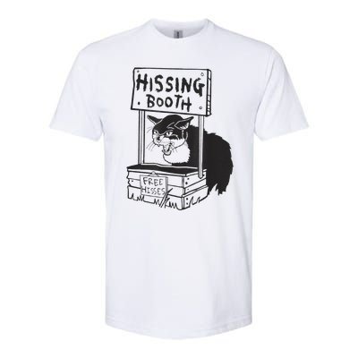 Cat Hissing Booth Free Hisses Softstyle CVC T-Shirt