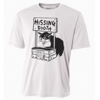 Cat Hissing Booth Free Hisses Cooling Performance Crew T-Shirt