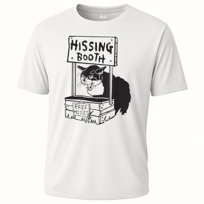 Cat Hissing Booth Free Hisses Cooling Performance Crew T-Shirt