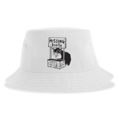 Cat Hissing Booth Free Hisses Sustainable Bucket Hat