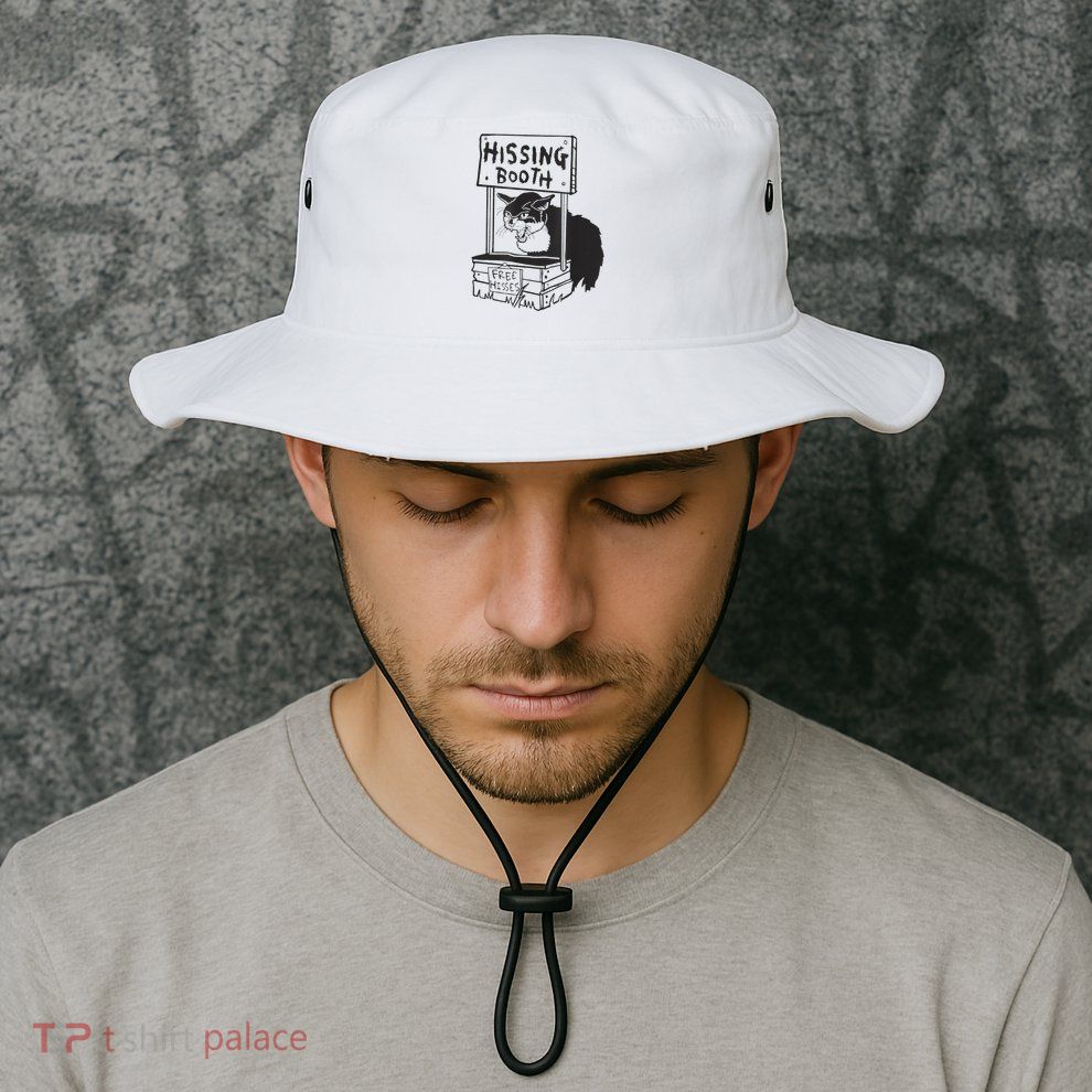 Cat Hissing Booth Free Hisses Bucket Hat