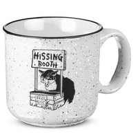 Cat Hissing Booth Free Hisses 15oz Campfire Ceramic Mug