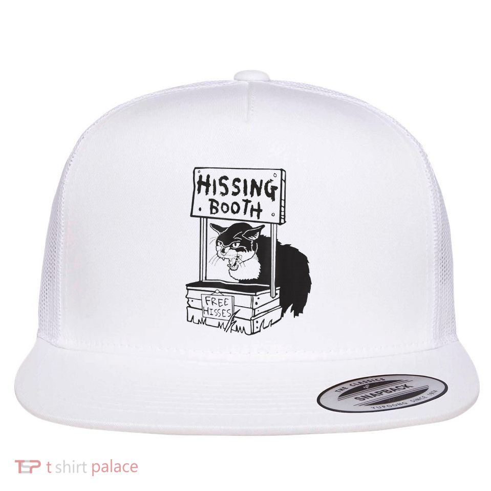 Cat Hissing Booth Free Hisses Flatbill Hat