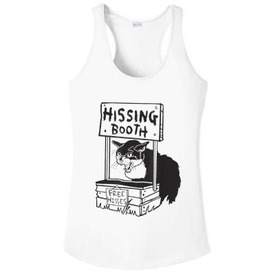 Cat Hissing Booth Free Hisses Ladies PosiCharge Competitor Racerback Tank