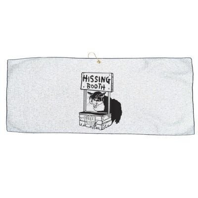 Cat Hissing Booth Free Hisses Large Microfiber Waffle Golf Towel