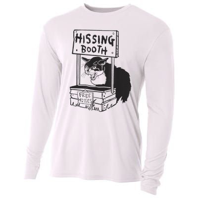 Cat Hissing Booth Free Hisses Cooling Performance Long Sleeve Crew