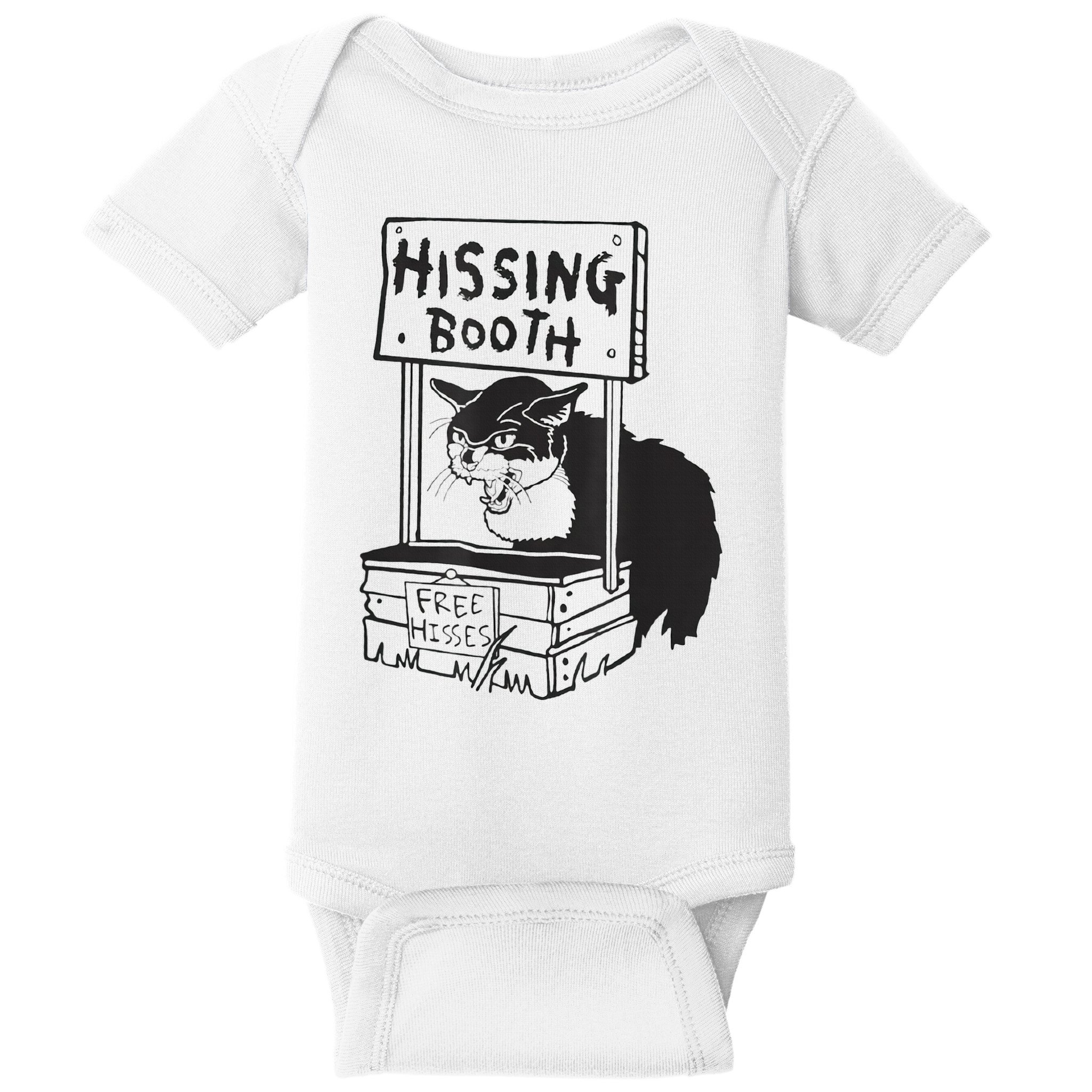 Cat Hissing Booth Free Hisses Baby Bodysuit