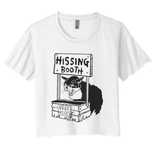 Cat Hissing Booth Free Hisses Crop Top
