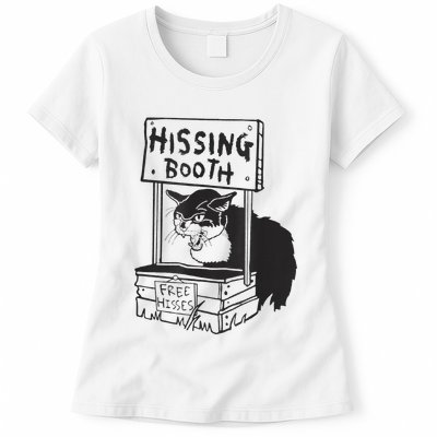Cat Hissing Booth Free Hisses Womens T-Shirt