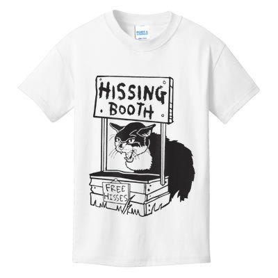 Cat Hissing Booth Free Hisses Kids T-Shirt