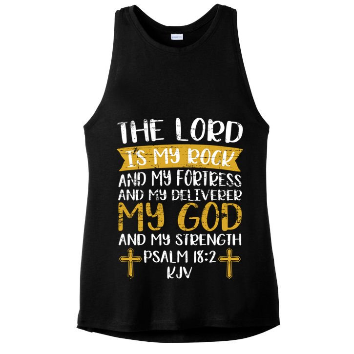 Christian Holy Bible Verse Spiritual Christian Gift Prayer Funny Gift Ladies PosiCharge Tri-Blend Wicking Tank