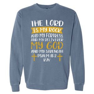 Christian Holy Bible Verse Spiritual Christian Gift Prayer Funny Gift Garment-Dyed Sweatshirt