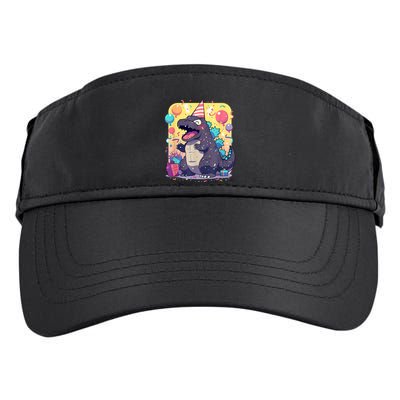 Cute Happy Birthday Japanese Kaiju Monster Epic Party Adult Drive Performance Visor