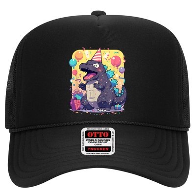 Cute Happy Birthday Japanese Kaiju Monster Epic Party Trucker Hat