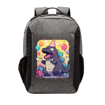 Cute Happy Birthday Japanese Kaiju Monster Epic Party Vector Backpack