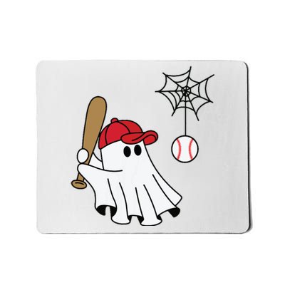 Cute Halloween Baseball Ghost Game Day Baseball Lover Mousepad