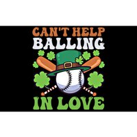 CanT Help Balling In Love Design St Patricks Baseball Gift Bumper Sticker