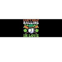 CanT Help Balling In Love Design St Patricks Baseball Gift Bumper Sticker