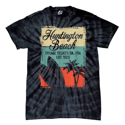 Cool Huntington Beach Surfing Competitions Tie-Dye T-Shirt