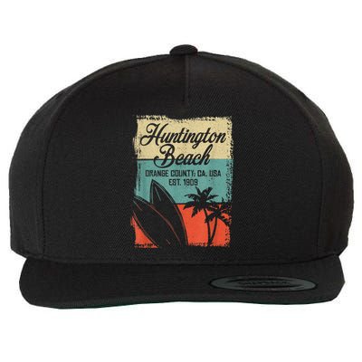 Cool Huntington Beach Surfing Competitions Wool Snapback Cap