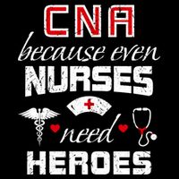 Cna Humor Because Even Nurses Need Heroes Funny Nurse 16 in Basic Backpack