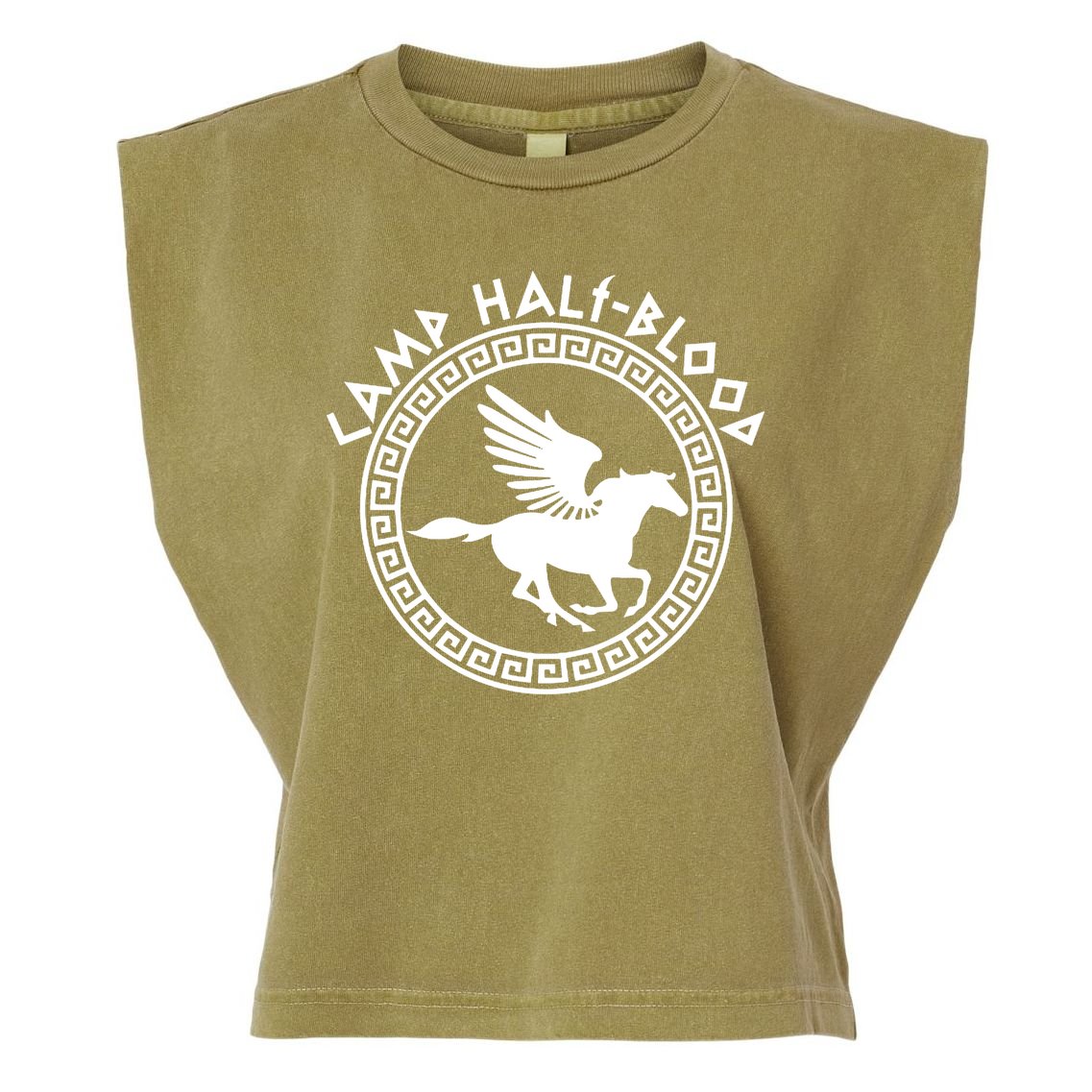 Camp Half Blood Olympian Training Game Garment-Dyed Women's Muscle Tee