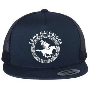 Camp Half Blood Olympian Training Game Flat Bill Trucker Hat